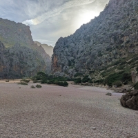 Torrent de Pareis 05: Am Beginn der 6 km langen Route durch den Canyon.