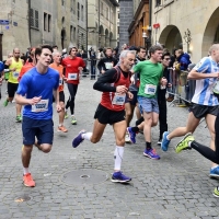 Teilnehmer beim Course de l'Escalade