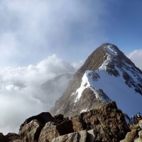 Wildspitze Ostgrat - 26: Am Gipfel ist Hochbetrieb