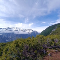 Arnplattenspitze 04: Blick auf das weitere Wettersteingebirge.