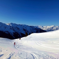 Lanner Kreuz Skitour, Foto 06: Im letzten Abschnitt des Aufstieges