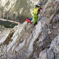 Hundskopf 33: Abstieg über den Klettersteig