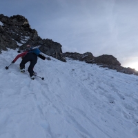 Skitour Schöntalspitze 13: Aufstieg zur Zischgenscharte