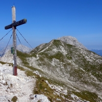 Bergtour-Hexenturm-Bild-17: BLick vom Mittagskogel zum Naterriegel und Hexenturm