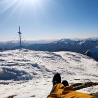 Ötscher via Rauher Kamm 31: Entspannen am Gipfel