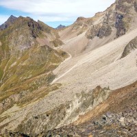 Hohe Geige 35: Auf dem verlängerten Abstieg sind es noch einmal rund 250 Höhenmeter bergauf zum Breitlehnerjoch.