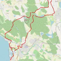Uhldinger Pfahlbau-Halbmarathon Strecke