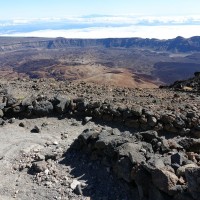 Pico del Teide - Normalweg: Blick in die Gegenrichtung