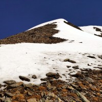 Schareck 22: Deutlich kürzer ist der markierte Anstieg zur Herzog-Ernst-Spitze und dann über den Grat zum Gipfel.