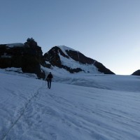 Jungfrau-Normalweg-9: Blick zurück