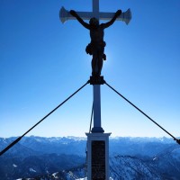 Dürrenstein Gipfelkreuz im Winter 2022