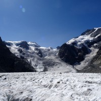 Biancograt 20: Ende des Gletschers