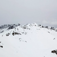 Skitour Hohe Köpfe 17: Blick Richtung Nordosten.