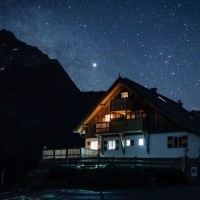 Die Potsdamer Hütte in den Stubaier Alpen