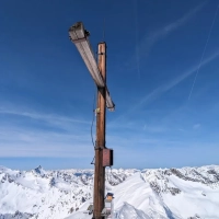 Hoher Seeblaskogel Gipfelkreuz