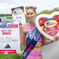 Wings for Life World Run München: Siegerin Esther Pfeiffer