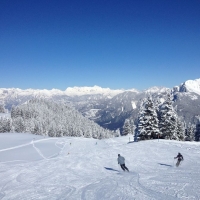 Skifahren im Skigebiet Chur - Brambrüesch (C) Chur Tourismus