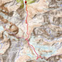 Monte Cevedale: Route bzw. Strecke