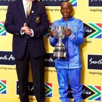 Siegerehrung Comrades: Johannes Mosehla