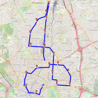 Madrid-Marathon: Halbmarathon-Strecke