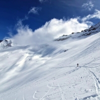 Hoher Riffler 06: Die &quot;Extra-Querung&quot; vom Skigebiet zum Skitouren-Normalweg.