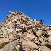 Monte Cevedale Hochtour 47: Der einzige kurze (leichte) Kletterabschnitt