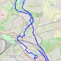 Stuttgart-Lauf Strecke Halbmarathon