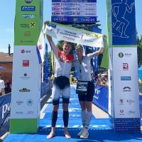 Trumer Triathlon 2025: Pabinger und Lukatsch holen Mitteldistanztitel nach Oberösterreich