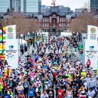 Tokio Marathon 2023 Finish, Foto © TokyoMarathonFoundation