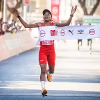 Absa Run Your City Tshwane 2024: Siegerin Xaba