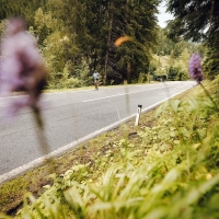 Ein Teilnehmer beim Pitztal Gletschermarathon.
