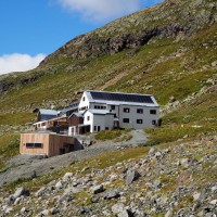 Die Wiesbadener Hütte im Silvretta