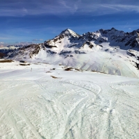 Pirchkogel Skitour 04: Blick Richtung Kaiser-Maximilian-Hütte.