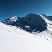 Skitour Schafhimmel 23: Blick auf den Fundusfeiler.