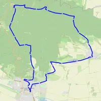 Kyffhäuser Berglauf: Halbmarathon-Strecke