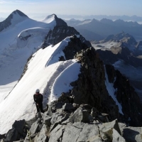Ein letzter Anstieg vor dem Piz Bernina Gipfel