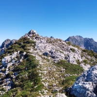 Hackenköpfe Überschreitung 26: Gipfel Westlicher Hackenkopf.