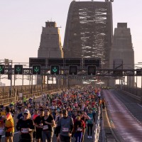 Teilnehmer beim Sydney Marathon