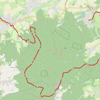 Strecke Fichtelgebirgsmarathon