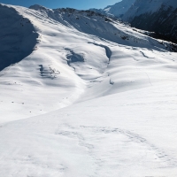 Skitour Schafhimmel 34: Abfahrt