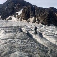 Hintere Schwärze - Normalweg 17: Gletscher