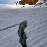 Wildspitze weitere Bilder:  Gletscherspalte