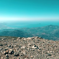 Psiloritis 28: Gipfel-Ausblick in den Süden Richtung Kommos Beach