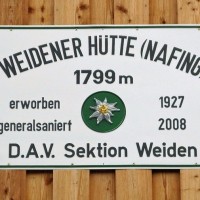 Weidener Hütte, Foto: Sektion Weiden des Deutschen Alpenvereins