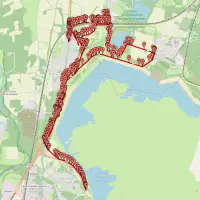 Cottbuser Ostsee Halbmarathon Strecke