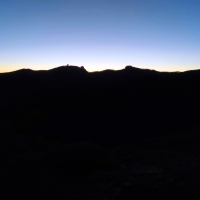 Roque Nublo 01: Unser Tipp, eine Tour auf das Plateau bei Sonnenaufgang.
