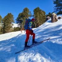 Lanner Kreuz Skitour, Foto 02: Aufstieg