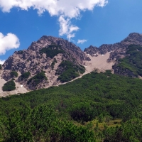 Wankspitze Aufstieg 18: Die gesamte Grat des Klettersteigs.