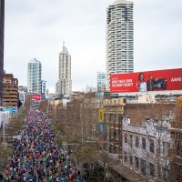 Participants from around the world took to the streets of Sydney. Photo Tim Bardsley-Smith