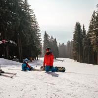 Skiing in Špičák